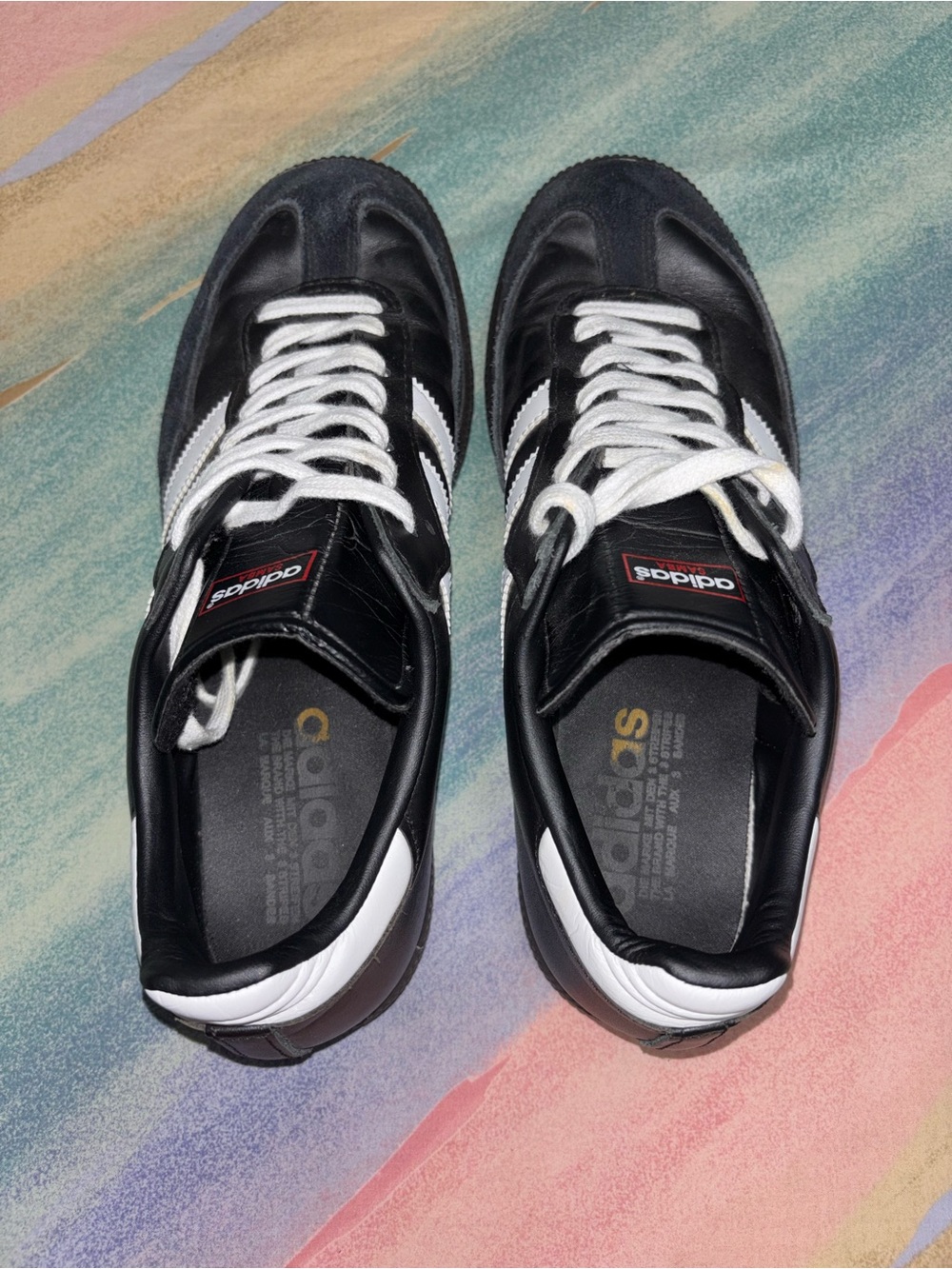 Adidas Samba OG Leather sneakers black white shoes men’s 8.5 / women’s 9.5 - Picture 7 of 9